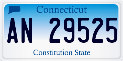 CT license plate AN29525