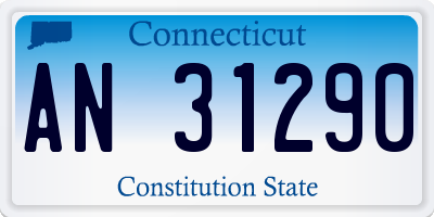 CT license plate AN31290