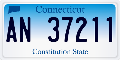 CT license plate AN37211