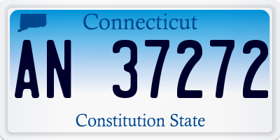 CT license plate AN37272