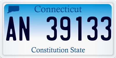 CT license plate AN39133