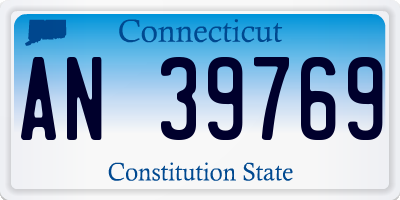 CT license plate AN39769
