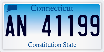 CT license plate AN41199