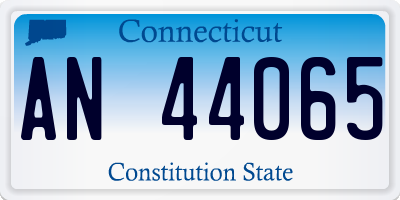 CT license plate AN44065