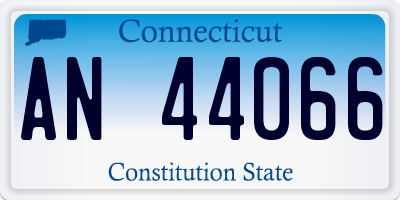 CT license plate AN44066