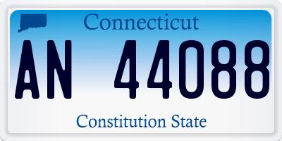CT license plate AN44088