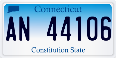 CT license plate AN44106