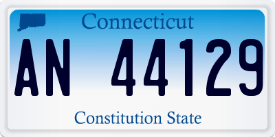 CT license plate AN44129