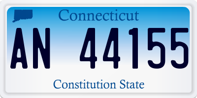 CT license plate AN44155