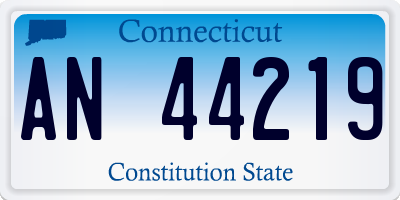 CT license plate AN44219