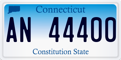 CT license plate AN44400