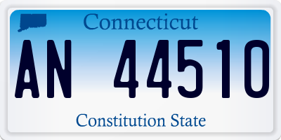 CT license plate AN44510