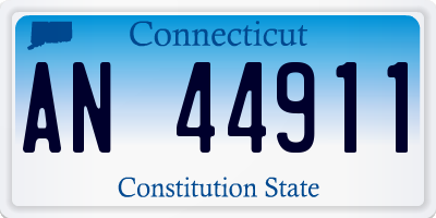 CT license plate AN44911