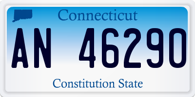 CT license plate AN46290