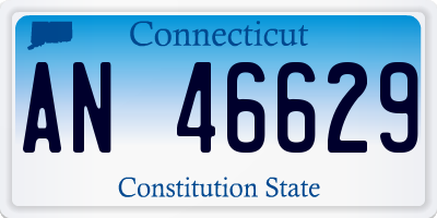 CT license plate AN46629