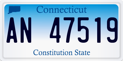 CT license plate AN47519