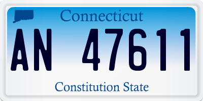 CT license plate AN47611