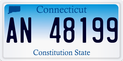CT license plate AN48199