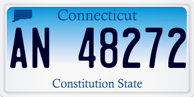 CT license plate AN48272