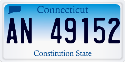 CT license plate AN49152