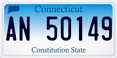 CT license plate AN50149