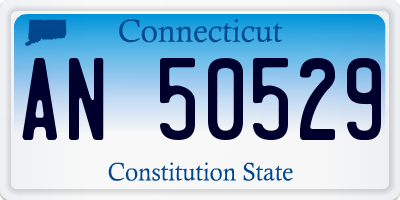 CT license plate AN50529