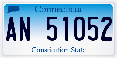 CT license plate AN51052