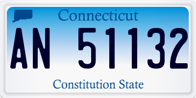 CT license plate AN51132