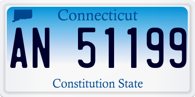 CT license plate AN51199