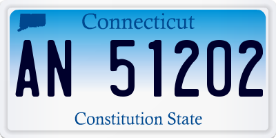 CT license plate AN51202