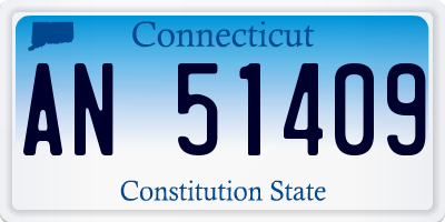 CT license plate AN51409