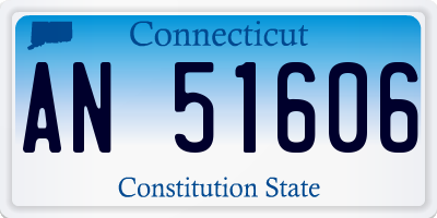 CT license plate AN51606