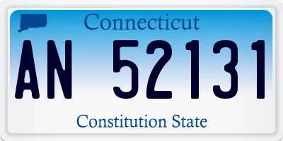 CT license plate AN52131