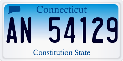 CT license plate AN54129
