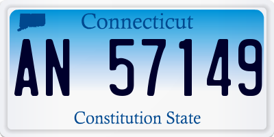 CT license plate AN57149