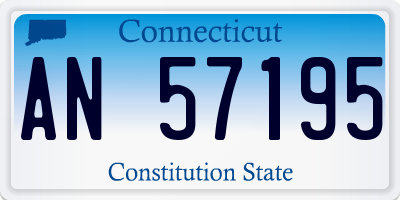 CT license plate AN57195