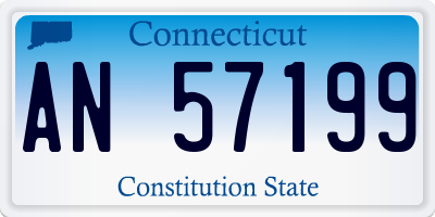 CT license plate AN57199