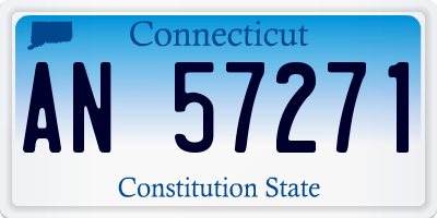 CT license plate AN57271