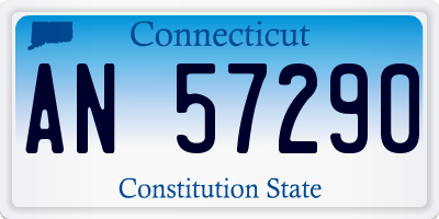 CT license plate AN57290