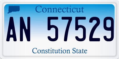 CT license plate AN57529