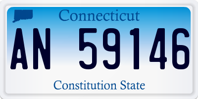 CT license plate AN59146