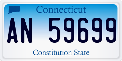 CT license plate AN59699