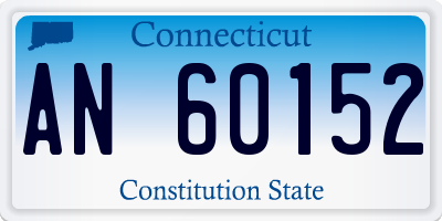 CT license plate AN60152