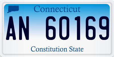 CT license plate AN60169