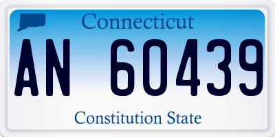 CT license plate AN60439