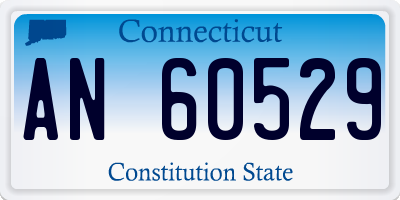 CT license plate AN60529