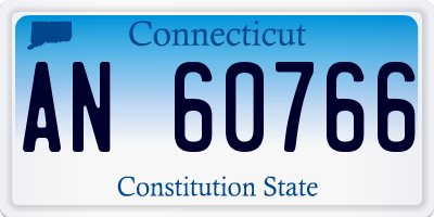 CT license plate AN60766