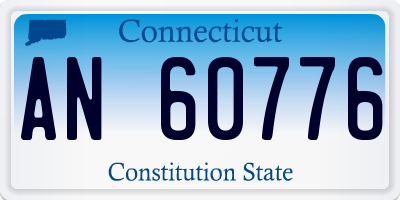 CT license plate AN60776
