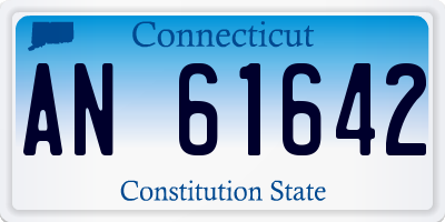 CT license plate AN61642