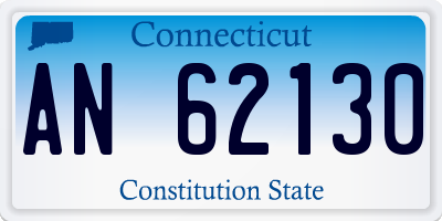 CT license plate AN62130
